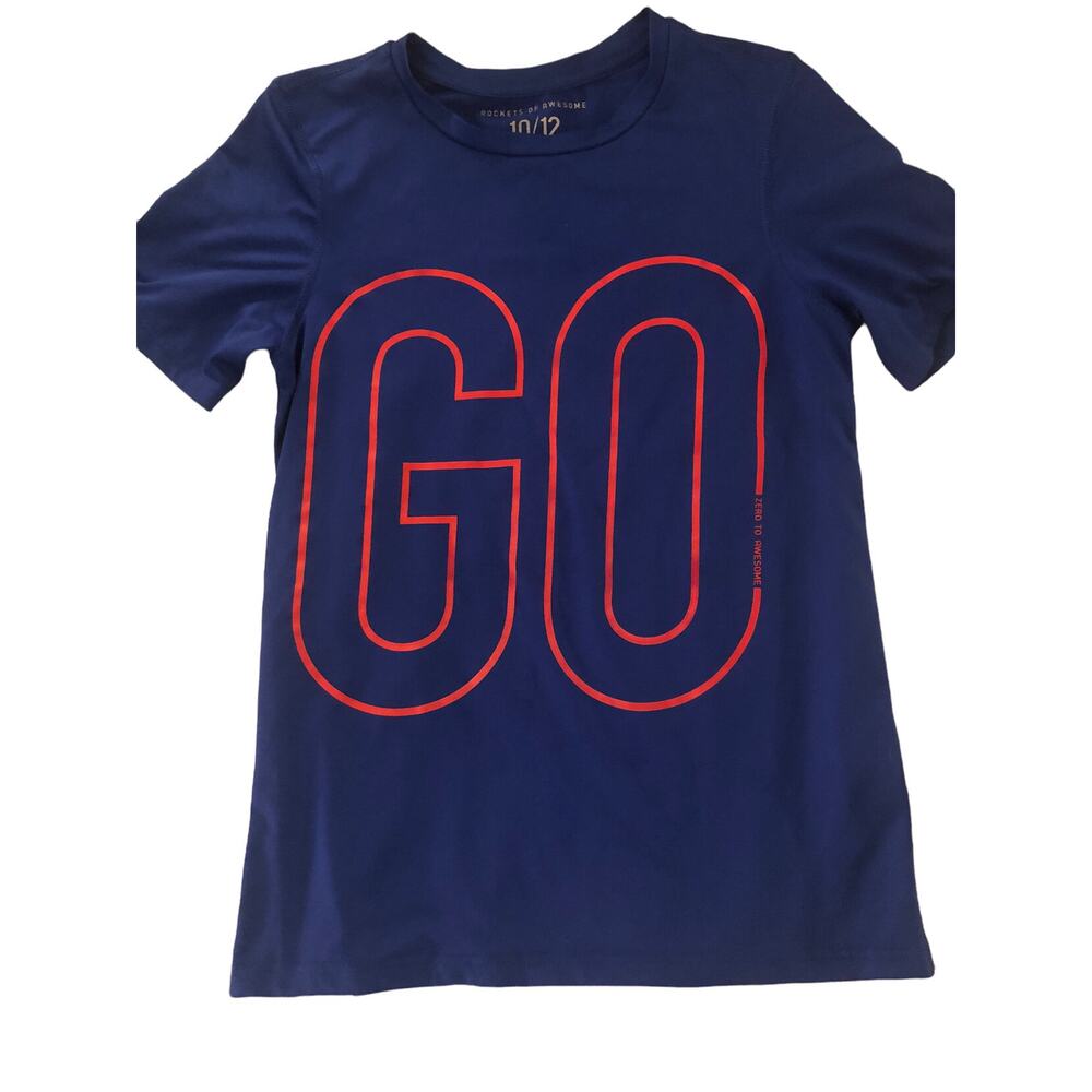 Rockets Of Awesome Blue GO Performance Shirt size 10/12